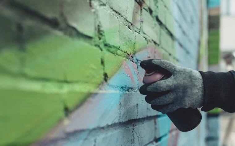 Anti-graffiti coating bescherming